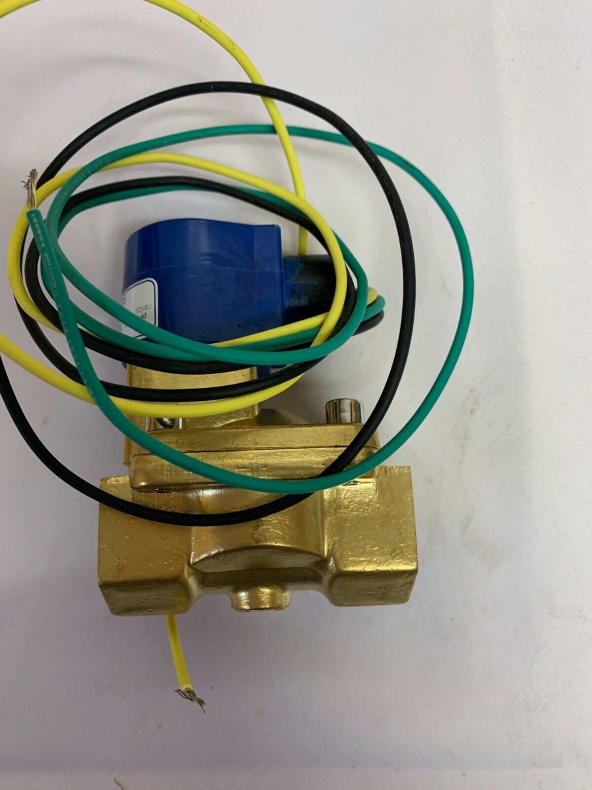 S711GF16N9EG5,3/4" NPT, 2-Way Brass Solenoid Valve, Closed, Buna, 24vDC