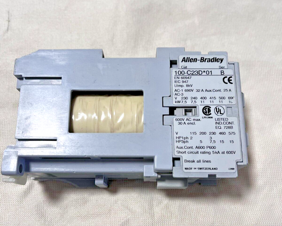 Allen Bradley Contactor 100-C23D01 Series B