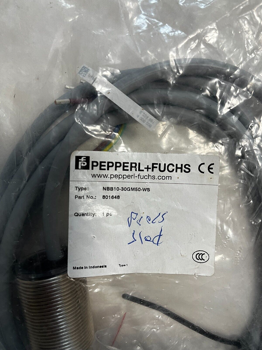 Pepperl + Fuchs NBB10-30GM50-WS Inductive Proximity Sensor