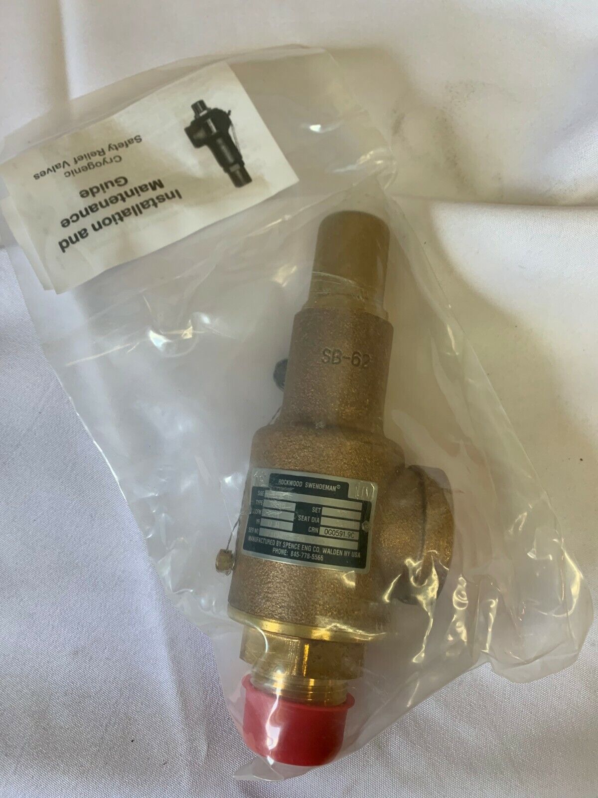 Rockwood Swendeman 710NBEE-A, Safety Relief Valve