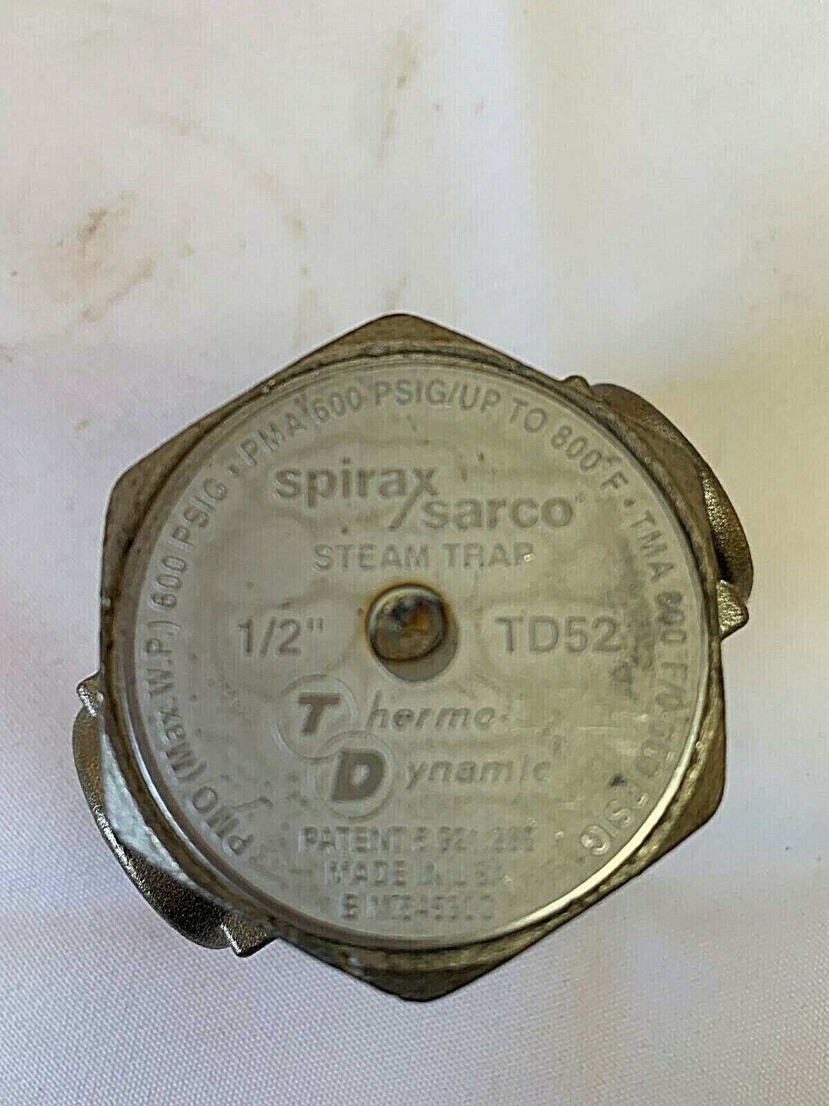 Spirax Sarco TD52 1/2 inch Thermo-Dynamic Steam Trap