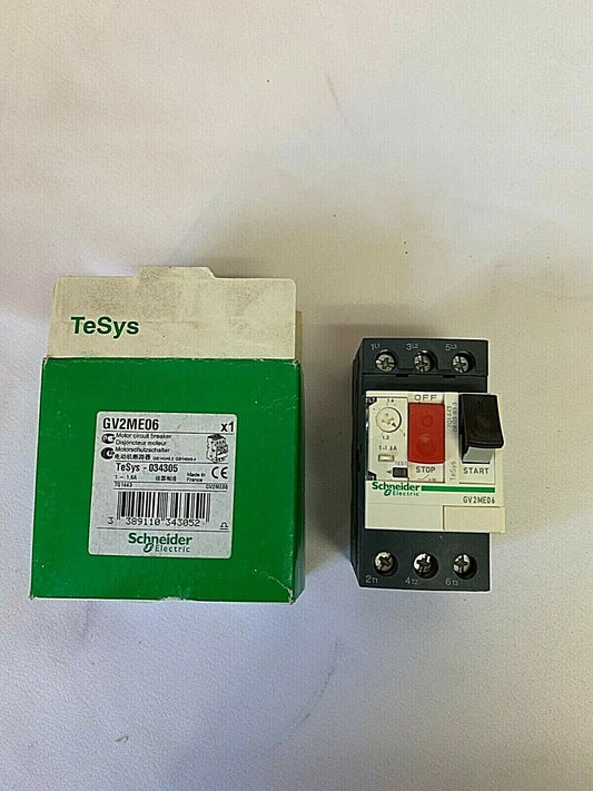 Schneider Electric Motor circuit breaker, TeSys GV2, 3P, 1-1.6 A, thermal magnet