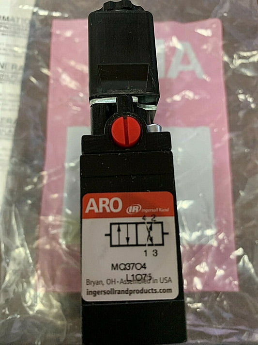 ARO MQ3704 1/4", 2-Position Alpha Stacking Solenoid Valve